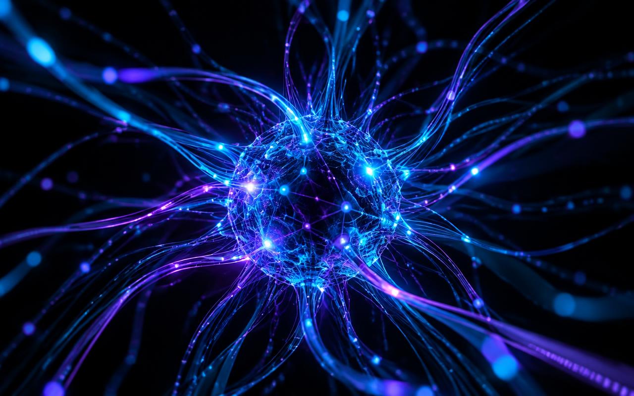 Futuristic Tech website design style preview