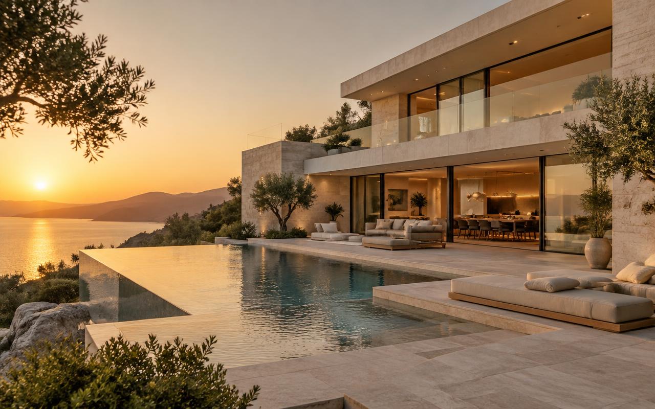 Luxury Real Estate website design style preview
